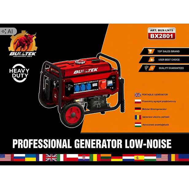 Generátor proudu Avr 4500 W