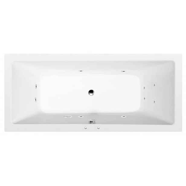 Masážní vana Polysan Krysta 180x80 cm Active Hydro akrylát levá i pravá 71710.1010