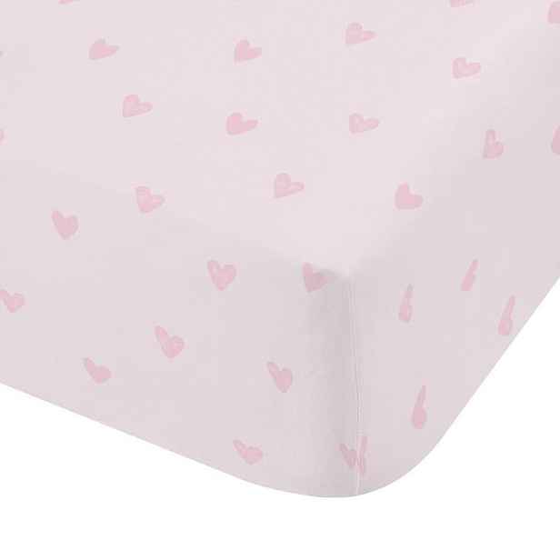 Růžové napínací dětské prostěradlo na jednolůžko/na vysokou matraci z mikrovlákna 90x190 cm Soft as a Cloud – Catherine Lansfield
