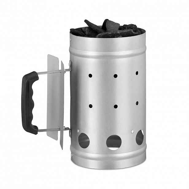 Relaxdays ROZPALOVAČ Stříbrný pozinkovaná ocel 27 cm