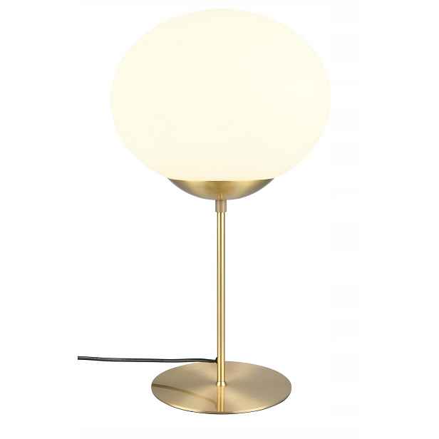 Trio Stolní lampa Fomento Minimalistická bílá koule 1xE27 15W