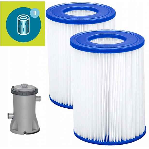Vyměnitelné filtry čerpadla flowclear pro filtraci vody 58383 Bestwa y originální