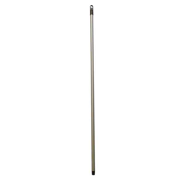 hůl 120cm STŘÍBRNÁ, hr.závit, kov/plast
