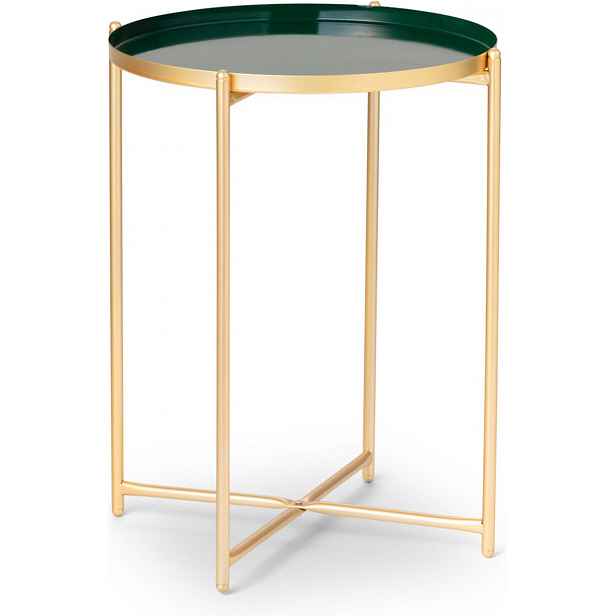 Odkládací stolek ELLA Ø 30 cm, zlatý