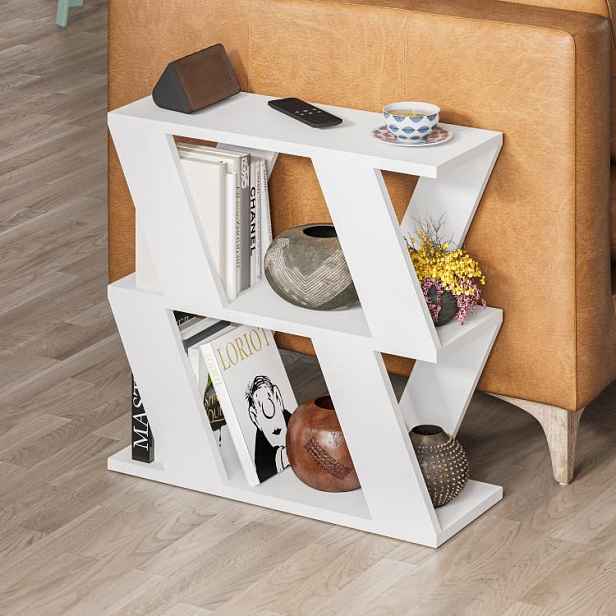 Odkládací stolek Houseland Lazena bílý