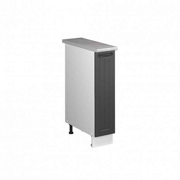 Vicco LÉKÁRNIČKOVÁ SKŘÍŇKA Fame-Line, Tmavě šedá/Bílá, 20 cm, PD Mramor