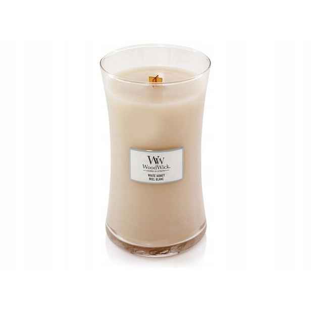 WoodWick velká svíčka White Honey 609.5 g