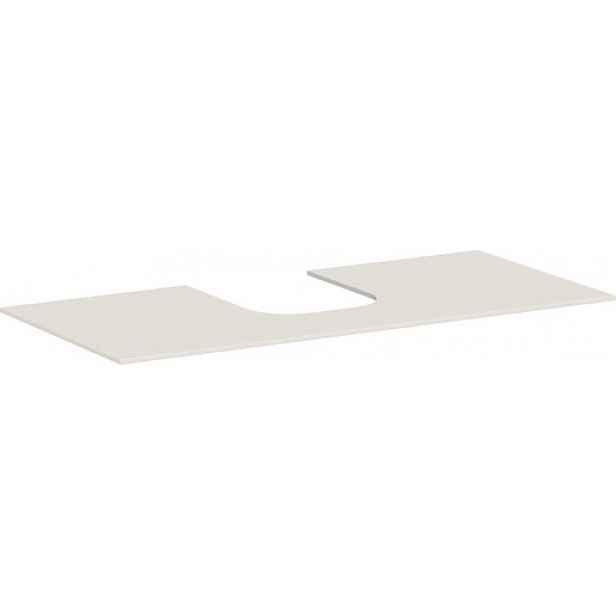 Deska pod umyvadlo Hansgrohe Xevolos E 118x1x55 cm písková matná béžová mat 54210780