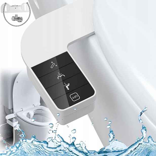 Inteligentní Bidetová Vložka Nastavitelná Na Záchodovou Myčku, Bidet 2 Trysky