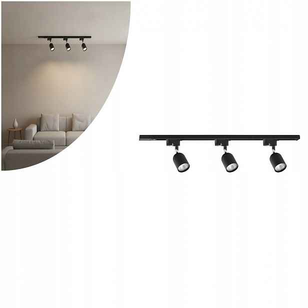 Komplet x3 spotová lampa 1-fázová Tracer 6155 Tk Lighting