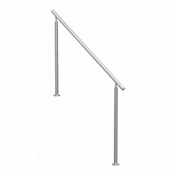 Schodišťové zábradlí 150 cm 2 příčky nerezová ocel sada terasa