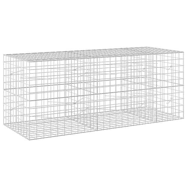 vidaXL Gabion s drátem 3,5 mm a síťkou 10x10 cm 250x100x100 cm