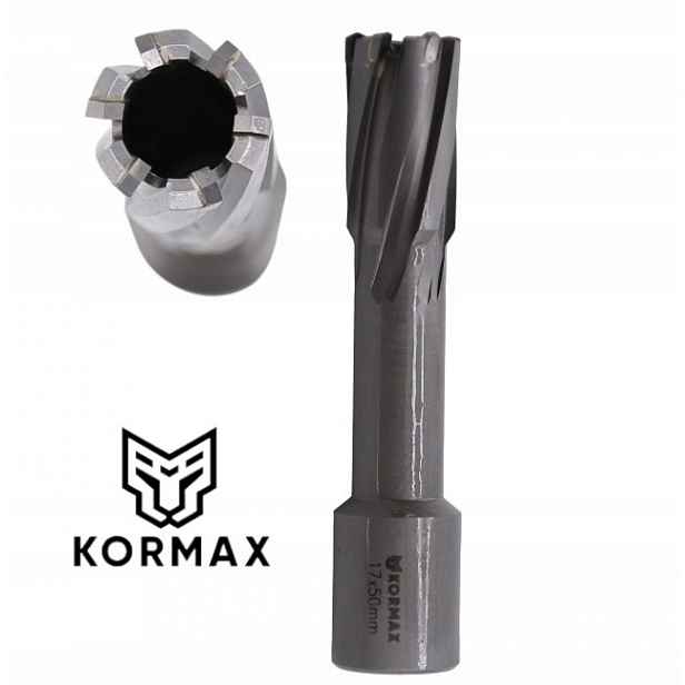 Trepanační fréza s karbidem 17 x 50 mm vrták 17 x 50 Weldon Kormax