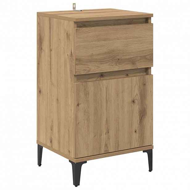 vidaXL Noční skříňka Artisanový dub 40 x 35 x 70 cm Kompozitní dřevo