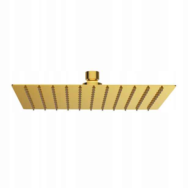 Dešťová sprcha 25 x 25 cm Zlatá Slim Cascade Shiny Gold Balneo