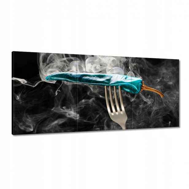 Obrazy 210x100 Modrá paprika