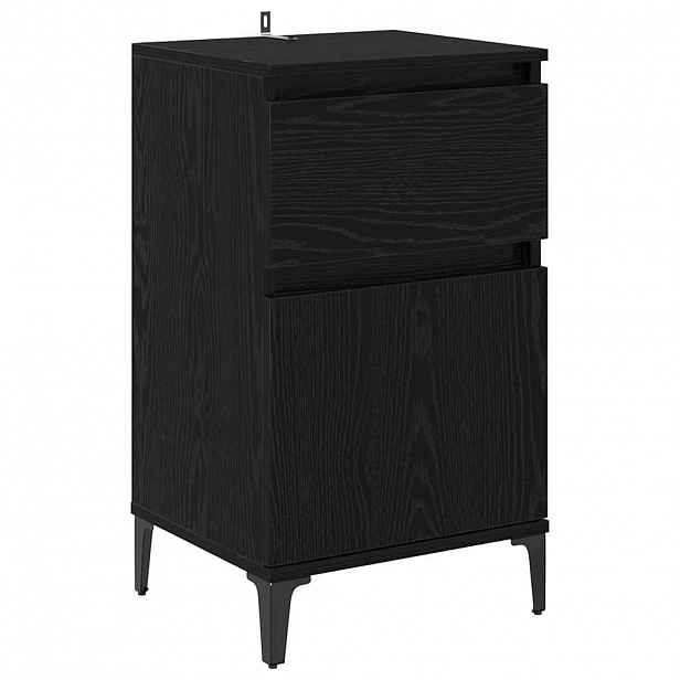 vidaXL Noční skříňka Černý dub 40 x 35 x 70 cm Kompozitní dřevo