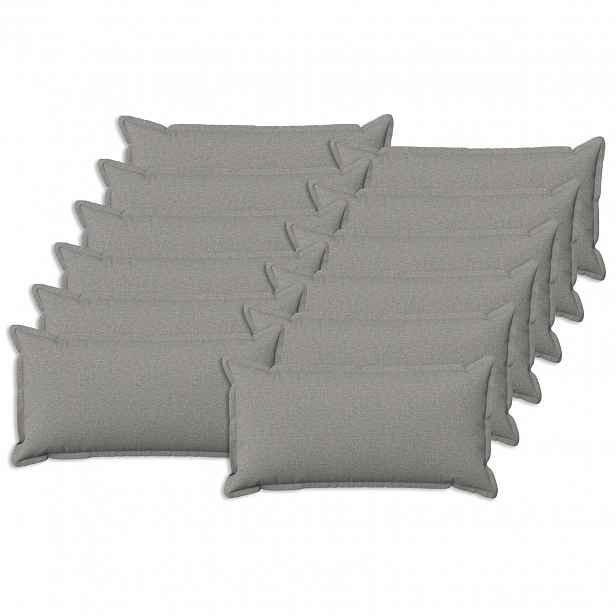 vidaXL Povlak na polštář 12 pcs HOUTEN Oblačno šedá 40 x 80 cm
