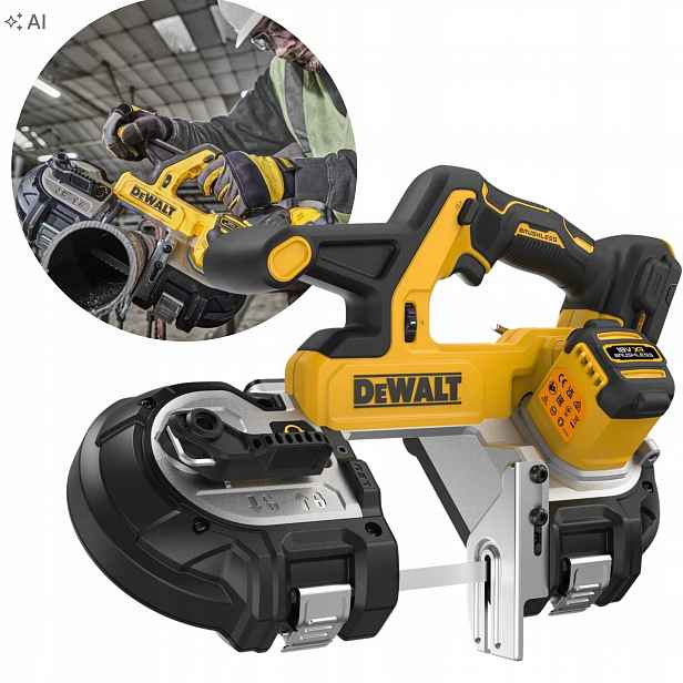 Akumulátorová Pásová Pila Pro Řezání 83 mm 18 V Dewalt DCS378N Body