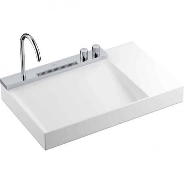 Hansgrohe Avalegra umyvadlo s termostatickou baterií 78x47,5 cm mat 22473000