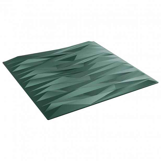 vidaXL Nástěnné panely 24 ks 50 x 50 cm Kamenná zelená XPS pěna