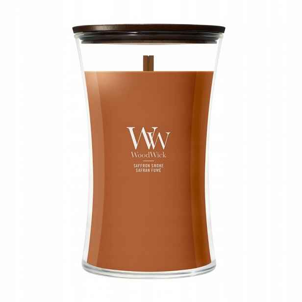 WoodWick Safron drak velká vonná svíčka 610 g dřevěný knot