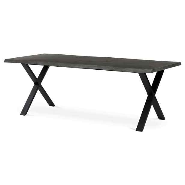 Autronic Jídelní stůl HT-F4321 GREY 210 – šedý dub