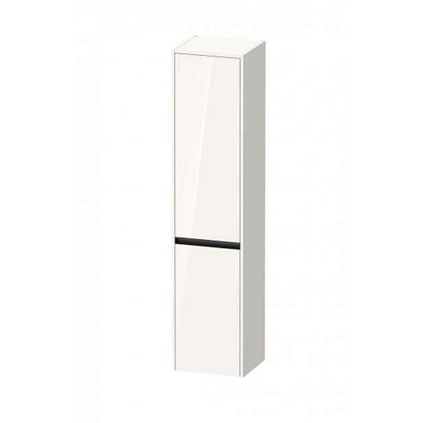 Duravit Ketho.2 - Vysoká skříňka 176x40x36 cm, 2 dvířka, panty vpravo, lesklá bílá K21329R22220000