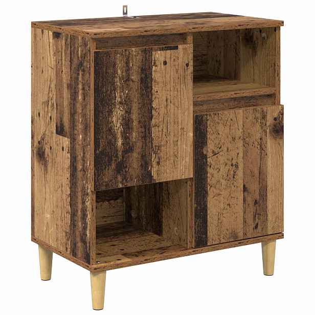 vidaXL Servírovací skříň Staré dřevo 35 x 60 x 70 cm Kompozitní dřevo
