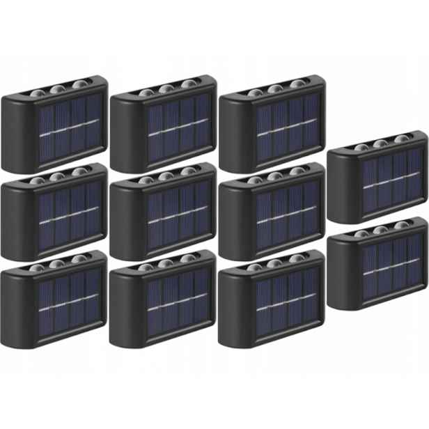 11 x Led terasová solární lampa s denním/nočním senzorem