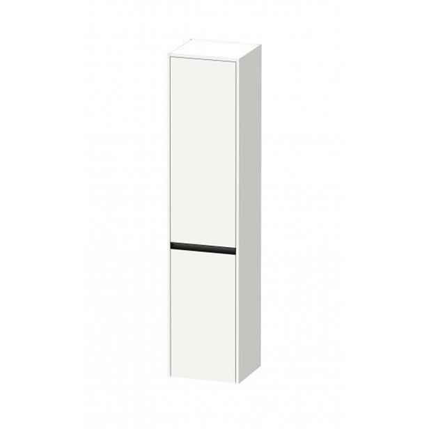 Duravit Ketho.2 - Vysoká skříňka 176x40x36 cm, 2 dvířka, panty vpravo, matná bílá K21329R18180000