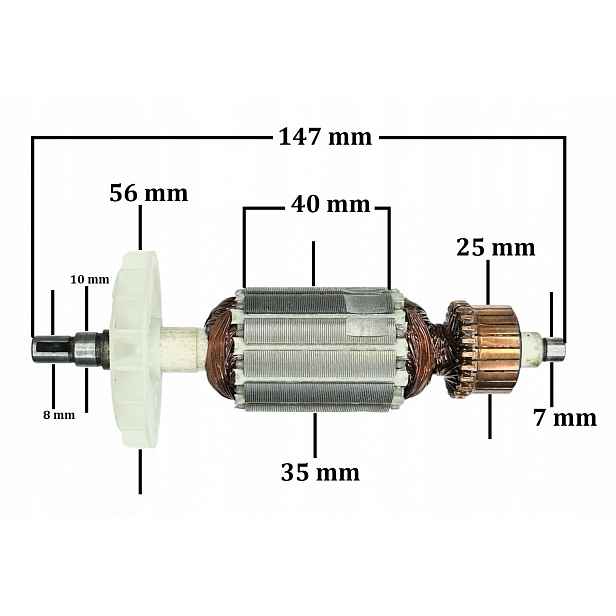 Oběžné kolo pro brusku Einhell 125 (jk 908)