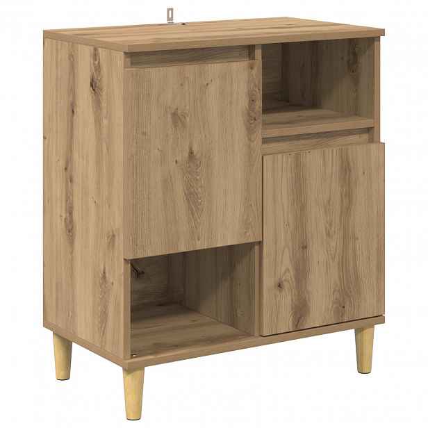 vidaXL Servírovací skříň dub artisan 35 x 60 x 70 cm Kompozitní dřevo