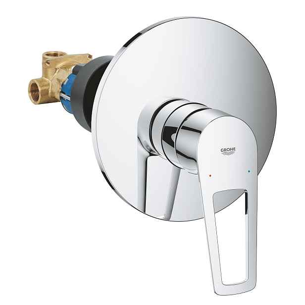 Baterie podomítková Grohe BauLoop bez přepínače chrom 29080001