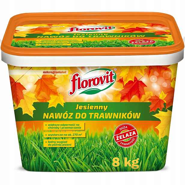 Florovit hnojivo pro podzimní trávníky granulát 8 kg