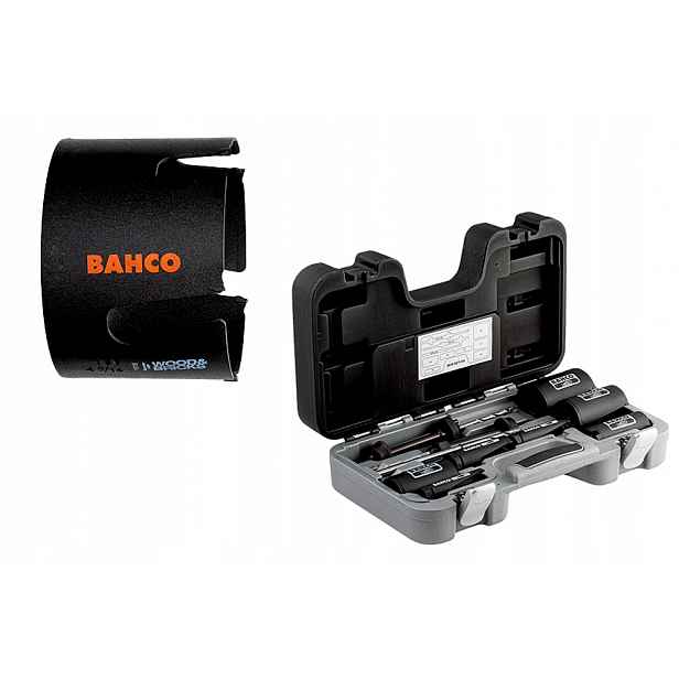 Korunkový Vrták Bahco Multi Construction Superior s držákem, sada 10 prvků