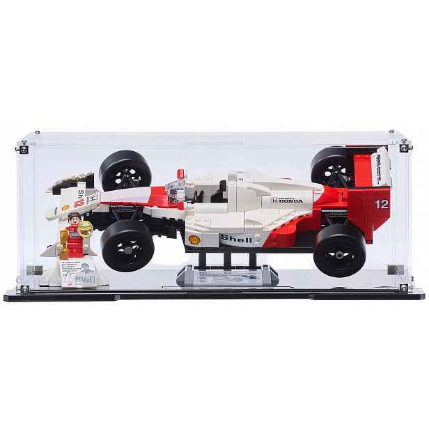 Vitrína Blacked Brick pro Lego 10330 Icons McLaren MP4/4 a Ayrton Senna