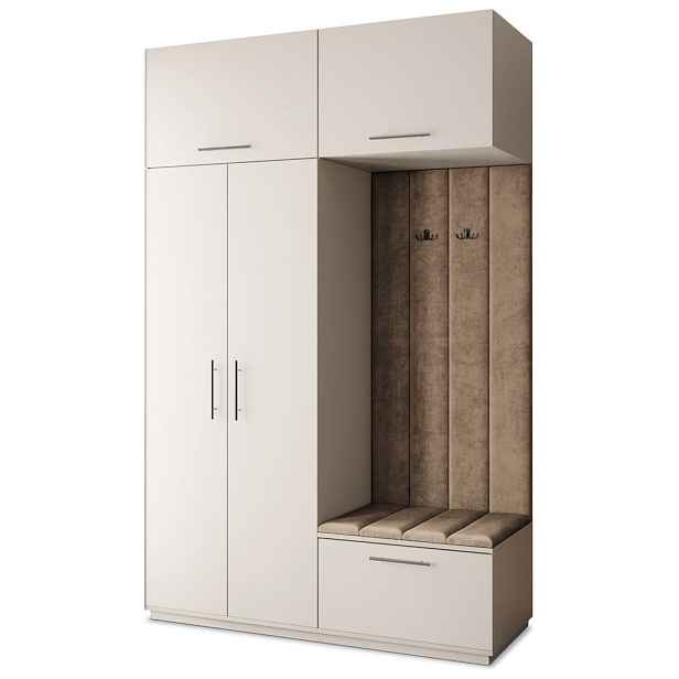MASSENO MODERNÍ PŘEDSÍŇOVÁ SESTAVA REMA, 150/240/60 cm, kašmírová