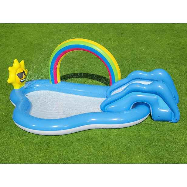 Bestway Dětské hřiště 257x145x91 cm 53092 modré