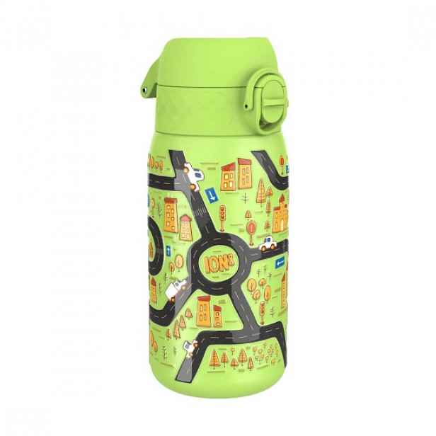 Dětská láhev na vodu, nerezová ocel, 400 ml, Cars - Ion8