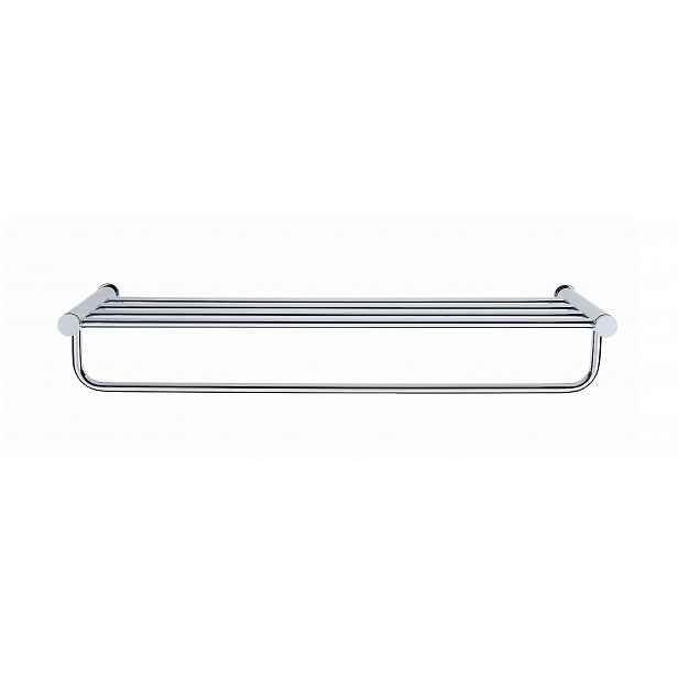 Duravit D-Code - Polička s držákem ručníků, délka 60 cm, chrom 0099251000