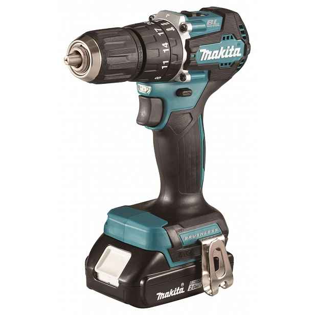 Makita - 18V AKU vrtačka s příklepem, 2x aku Li-ion LXT 2,0 Ah, nabíječka DHP487RAJ