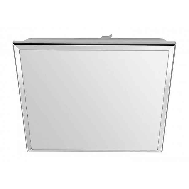 Sapho Silver - Stropní LED svítidlo 28x28 cm, 10 W, chrom AU478