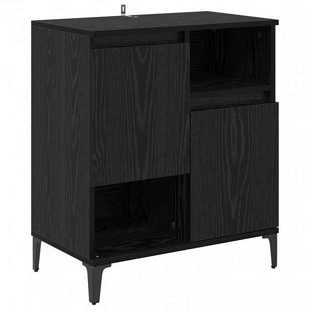 vidaXL Servírovací skříň Černý dub 60 x 35 x 70 cm Kompozitní dřevo