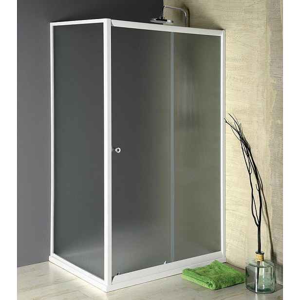 AQUALINE - AMADEO obdélníkový sprchový kout 1100x800 L/P varianta, sklo Brick BTS110BTP80