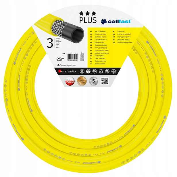 Hadice Cellfast Plus 25 M 1" 3 W
