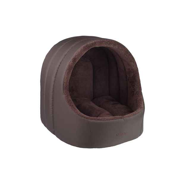 Kukaň pro psy ASPEINA hnědá velikost S, M, L Rozměr: S - 36x36x35 cm