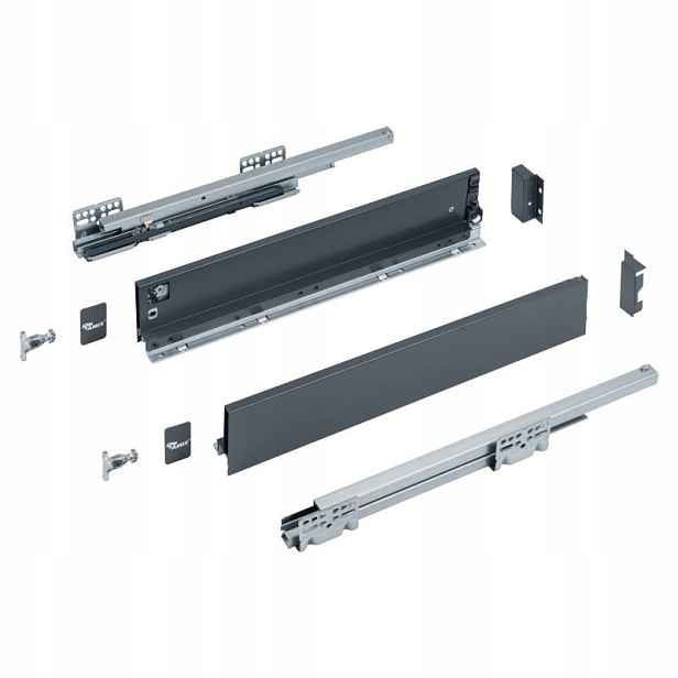 Šuplík Amix Elitebox 18 mm Nízká 550/84 Antr.