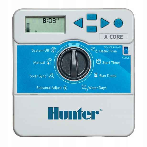 Vnitřní regulátor pro zavlažovací systémy – Hunter XC-401i-E – 4 sekce