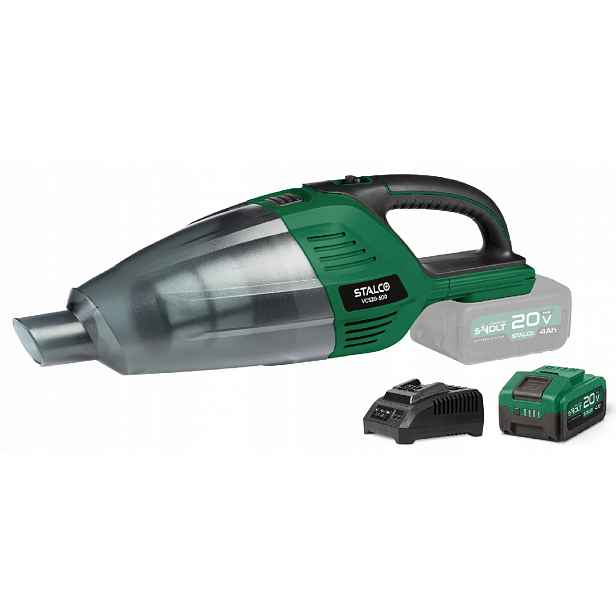 Vysavač VCS20-500 Set Akumulátor 4AH 20V S-volt Stalco S-97367